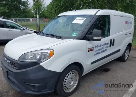 2019 Ram Promaster City Tradesman z USA, uszkodzony, nr VIN ZFBHRFAB0K6M43165